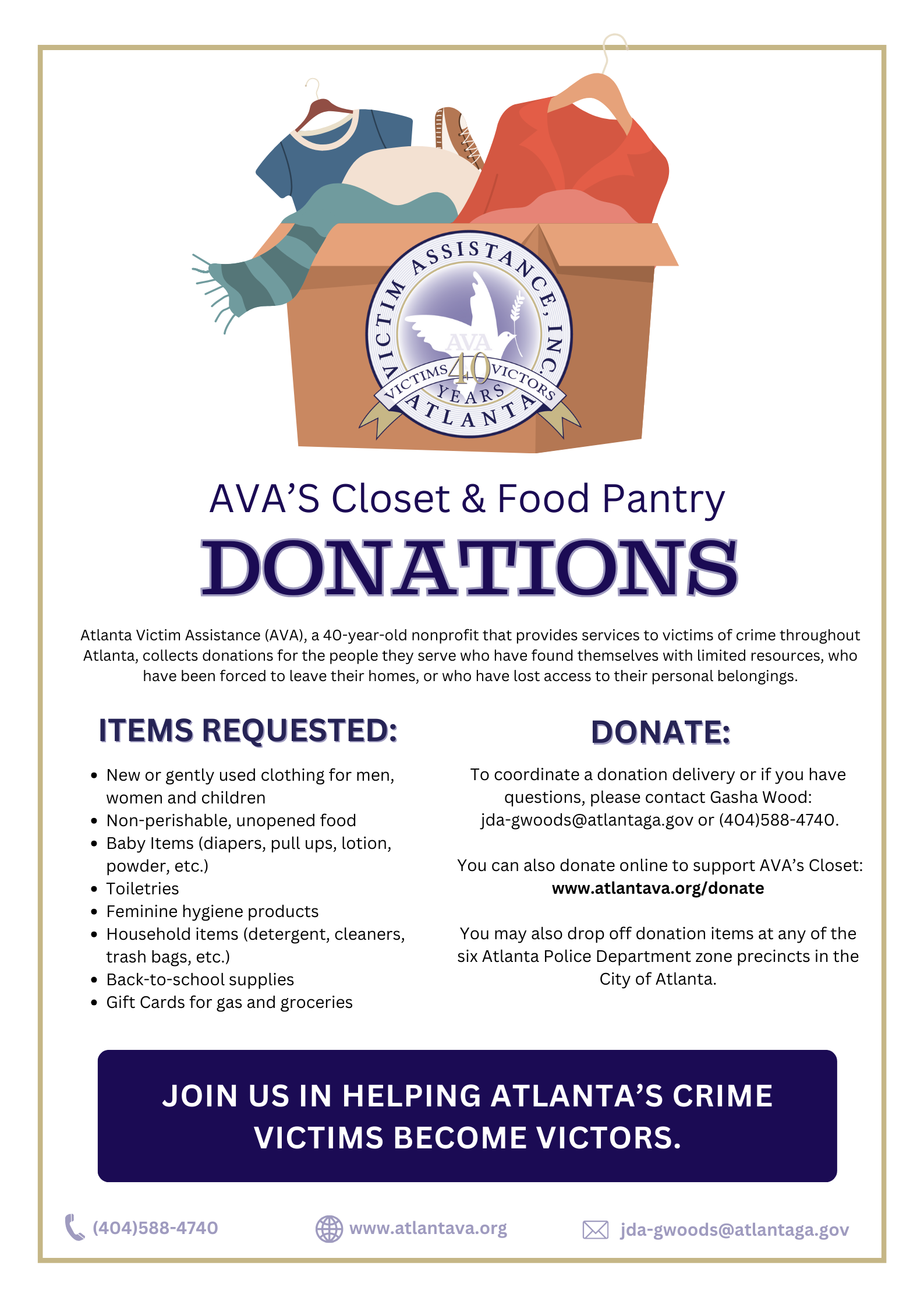 General Donate Poster