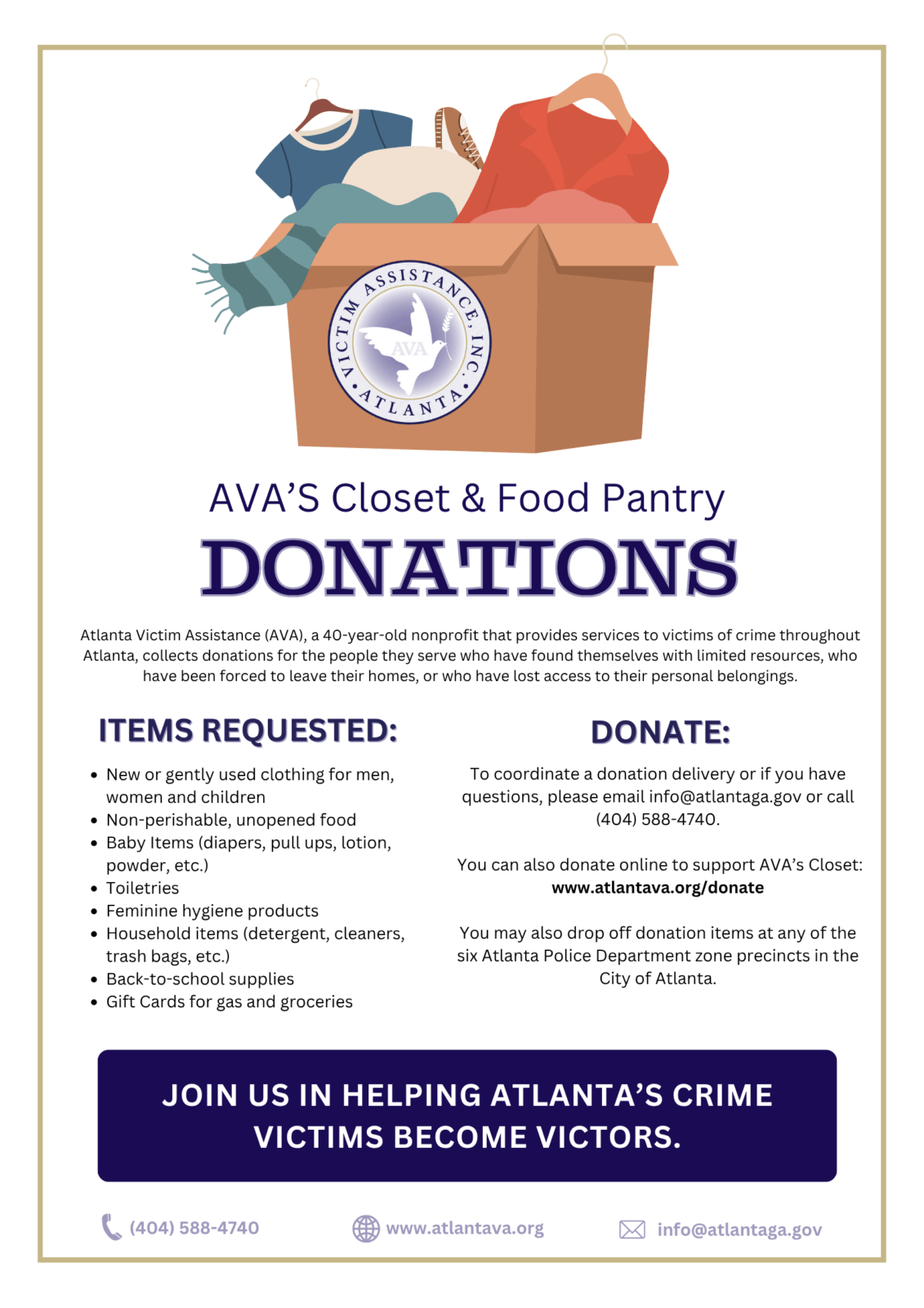 General Donate Poster